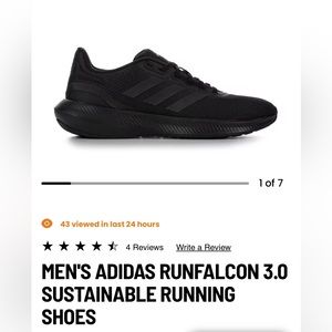 MEN'S ADIDAS RUNFALCON 3.0 SUSTAINABLE RUNNING SHOES